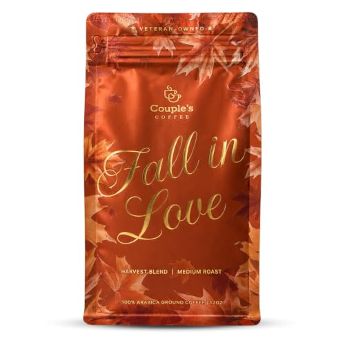 Couple's Coffee Fall Flavored Coffee Ground Coffee Medium Roast 12oz