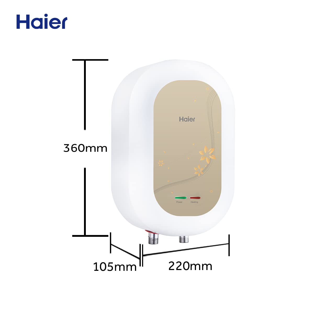 Haier (EI3V-EC3) Instant 3 Litre Vertical, Anti Corrosion UMC Tank,  (White), 8 Bar Rated Pressure Water Heater,Warranty-5 Years : Buy Online at  Best Price in KSA - Souq is now Amazon.sa: DIY