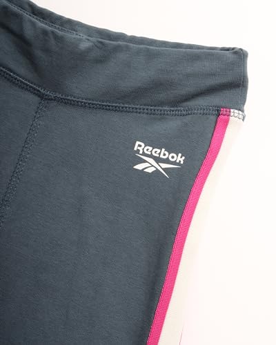 Reebok Girls' Active Legging Set - 2 Piece Performance Fleece Sweatshirt and Leggings - Activewear