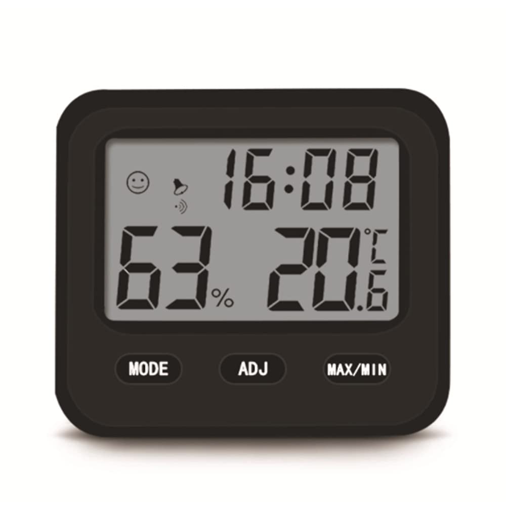 TopHomer Digital Indoor Thermometer Mini Thermometer Hygrometer with Foldable Stand LCD Display for Offices, Homes, Baby Rooms, Bathrooms, Gardens