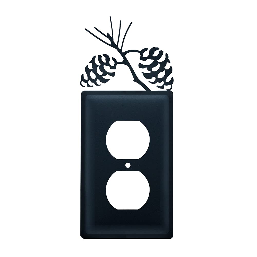 Village Wrought IronPinecone - Single Outlet Cover