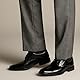 Clarks Herren Tilden Plain Derby, Black Leather, 42 EU