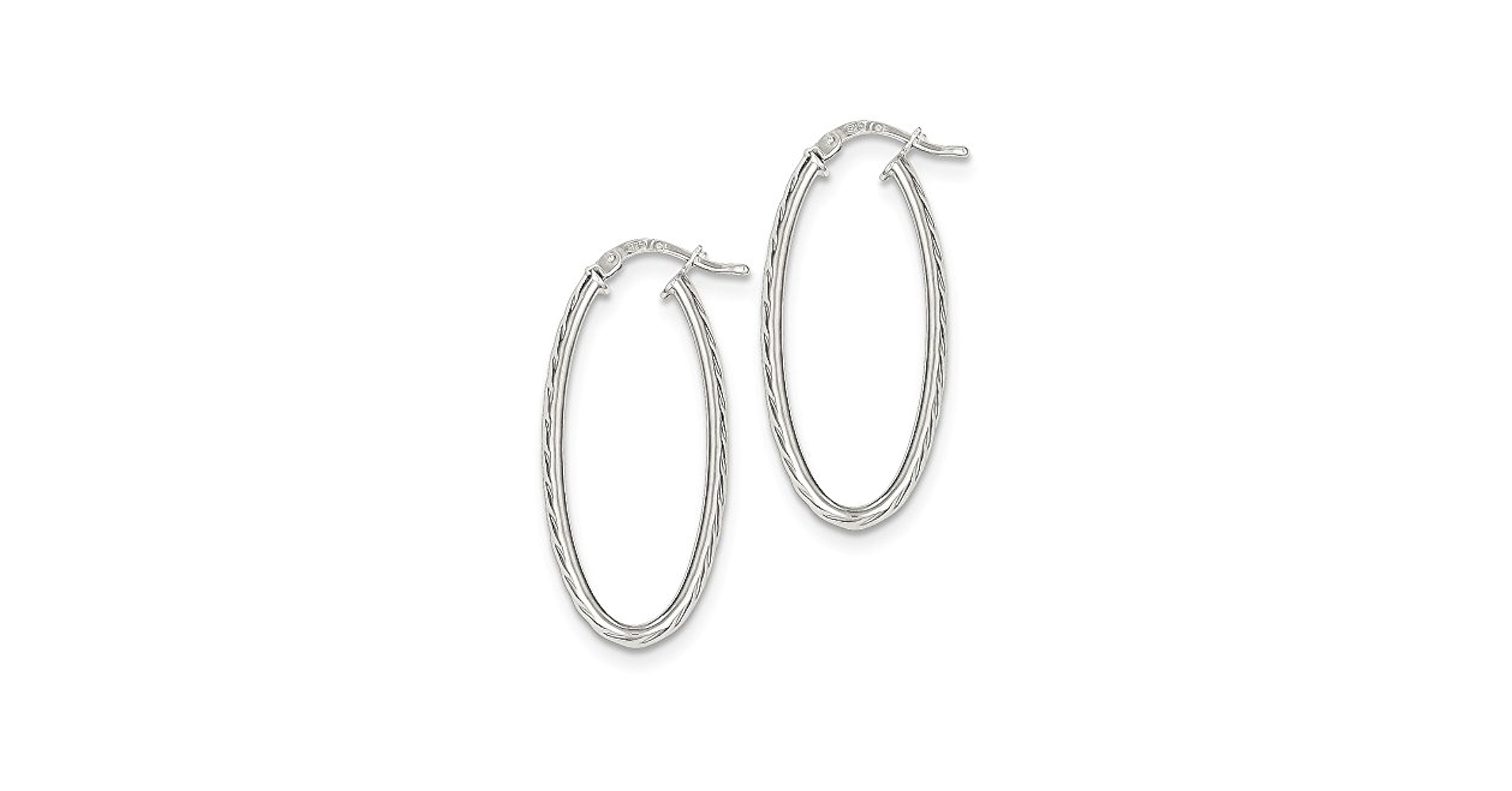 SILVER925 HOLLOW HOOP EARRINGS/シルバー/ピアス Amazon.com: Diamond2Deal 925 Sterling Silver Textured Hollow