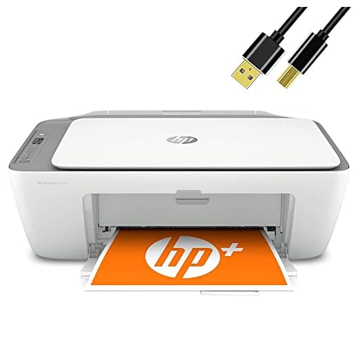 Bools H-P DeskJet All-in-One Wireless Color Inkjet Printer, Print, Copy, Scan, Wireless USB Connectivity Mobile Printing Printer Cable