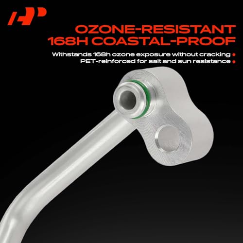 A-Premium A/C Liquid Line Hose Assembly Compatible with Honda Civic, 2006-2011, L4 2.0L only, Condenser to Evap, w/o Orifice Tube by A-Premium - Image 3