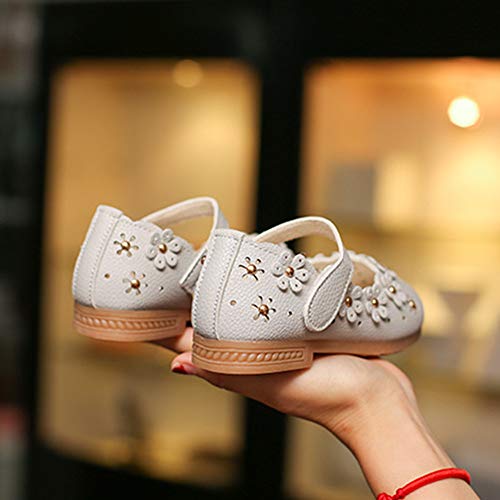 TangDao Toddler Girl Dress Shoes Mary Jane Ballerina Ballet Flats for Girls Flower Girl Little Kids Wedding Party School Uniform Shoes Princess Flat4