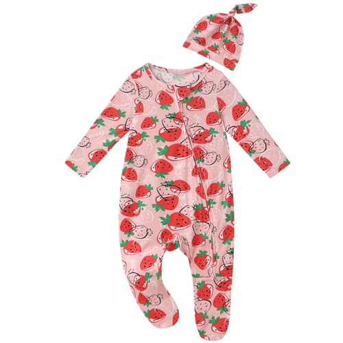 Image of Baby One-Piece Footies Long Sleeve Rompers 2-Way Zipper, Viscose from Bamboo Baby Bodysuit Clothes for Boys Girls