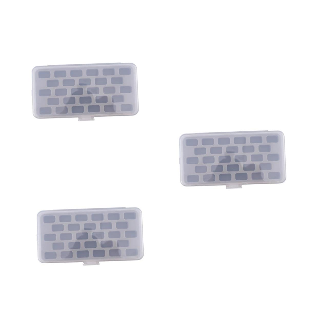 SHINEOFI 3 Pezzi Custodia della Bobina Avvolgitore Cucire Astuccio Organizzatore Titolare di Bobina Piccolo Macchina da Ricamo Scatole Plastica Custodia in Plastica della Bobina Spugna