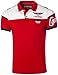 Produktbild Carisma Kurzarm Poloshirt für Herren L, Red 100% Baumwolle  Herren Polo Shirt mit Stickerei  Regular Fit Shirt mit angenehmen Büro und Freizeit