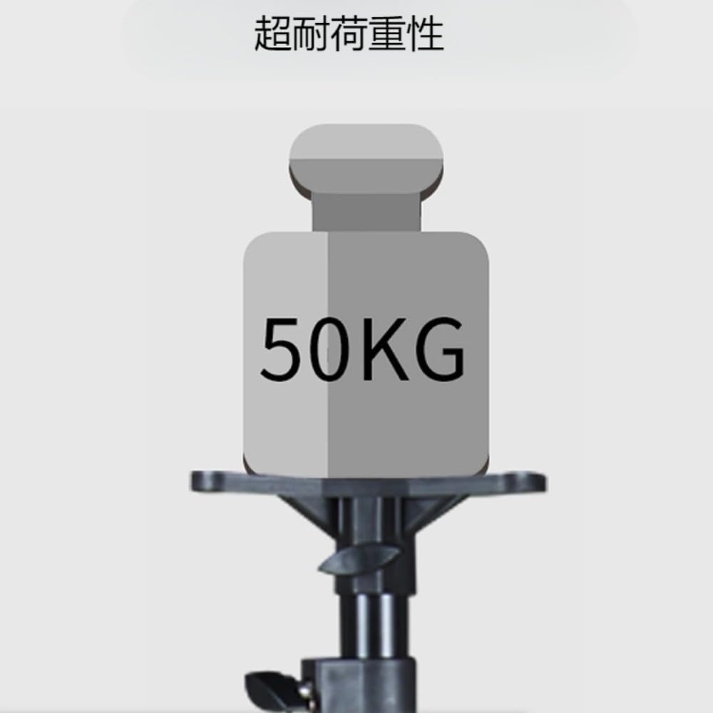 pisipe 2個スピーカースタンド、スピーカー台・スタンド、ファミリーステージ演出会議室に最適 (L90cm-180cm、黒、AB