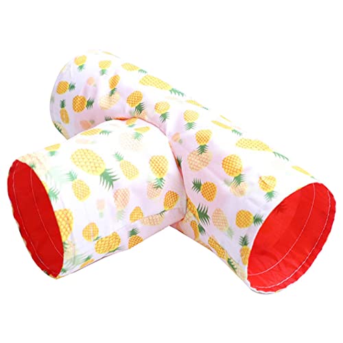 FJMQHU Hamster Tunnel Tube Hideaway Toy for Small Pets with Soft Polyester Structure and Multi Opening Design Suitable for Exercise and Rest in Pet