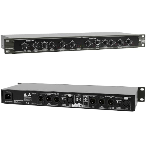 Professional 2/3-Way Stereo & 4-Way Mono Audio Crossover