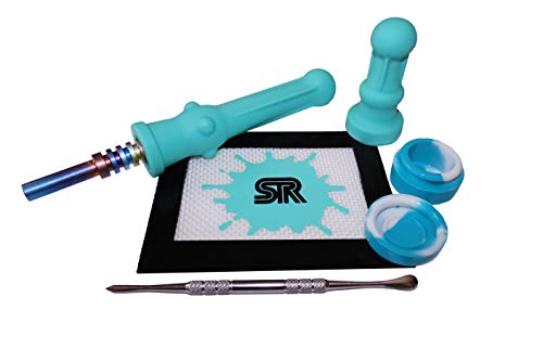 Honey Straw Silicone KIT 6.5" (Bloo | Rainbow Vomit) SR