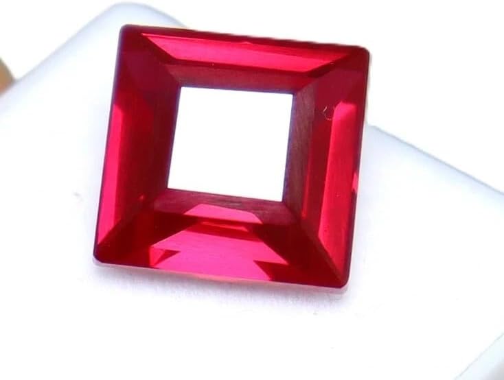 Quality Red Ruby Loose Gemstone Burmese ruby Rare 9 CT Fancy Cut