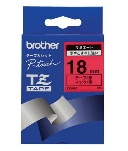 Preisvergleich Produktbild Brother TZE-441 Original Schriftbandkassette, rot / schwarz