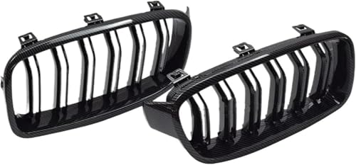 Calandre BMW F30 avant double pont grille de voiture carbone 2012-2018