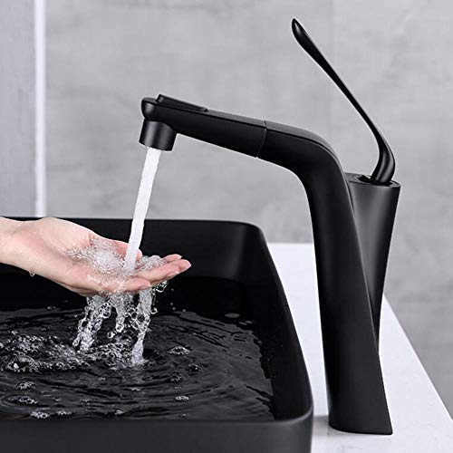 Robinet chaud froid pour lavabo avec bec rétractable rétractable pratique