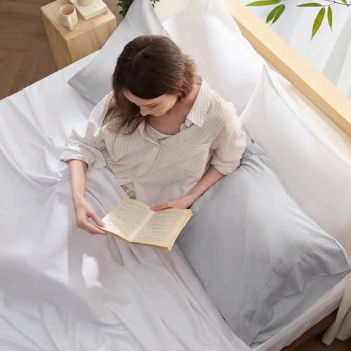 Image of Bedsure PureWoven Body Long Pillowcase, 100% Rayon Derived from Bamboo