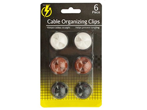 Cable Organizing Clips - Pack of 18