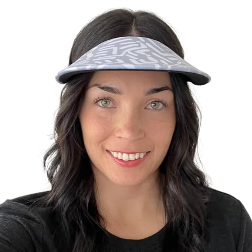 Image of No Headache Sun Visor for Women | Stylish, Lightweight Golf & Tennis Hat | UV Protection for Outdoor Sports & Travel