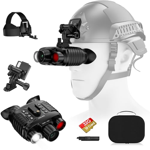 Nachtsichtgerät 4K 36MP, 8X Digitaler Zoom Infrarot Fernglas...