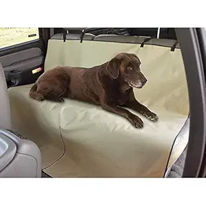 Flipco Dog Car Seat Cover, Portable Durable Ripstop Waterproof Scratch Proof Non-Slip Desert Sand Pet Car Seat Covers for Pet, Pet Seat Cover Hammock Suitable for Cars and SUVs Multi-Colored