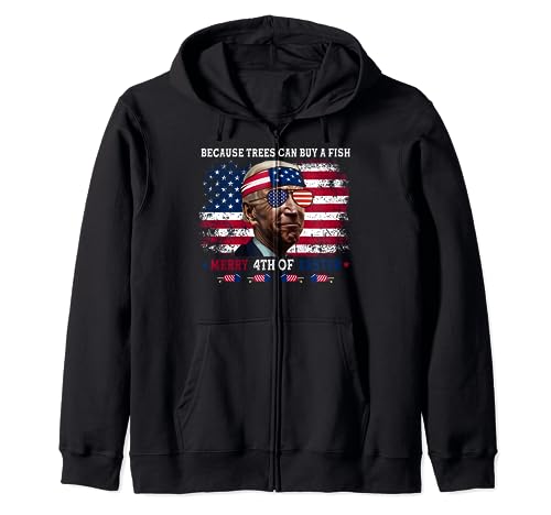 Funny Joe Biden Merry 4th Of Easter Design Fourth Of July Sweat à Capuche