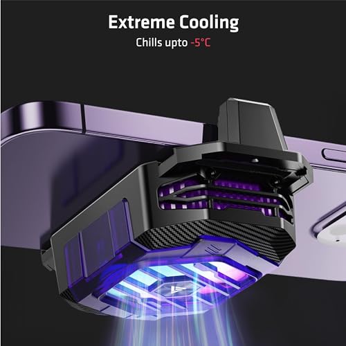 Image of Vero Forza Arctic Pro V3 Mobile Cooler for Gaming, Phone Cooler, for Bgmi, Pubg, Cod, Freefire & Fortnite(iPhone /Android)