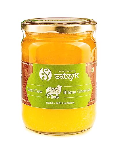 Image of Siddhagiri'S Satvyk Organic Desi Gir Cow Ghee, 1000 Ml