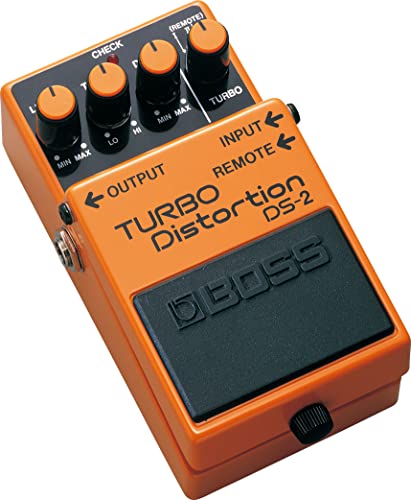 Image of Boss DS-2 Turbo Distortion Bundle with Gearlux Power Supply, Instrument Cable, Patch Cable, and Picks