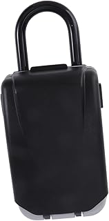 DOITOOL 1pc Box Password Key Box Door Key Lock Box Portable Lock Case Hidden Box Grey Alloy Steel Keyless Wall Mounted Key Box Installation-Free Key Box Key Case Home Entryway Key Case