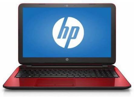 HP Flyer Red 15.6 Inch Laptop (Intel Pentium Quad-Core N3540 Processor up to 2.66GHz, 4GB RAM, 500GB Hard Drive, DVD Drive, HD Webcam, Windows 10 Home) (Renewed)