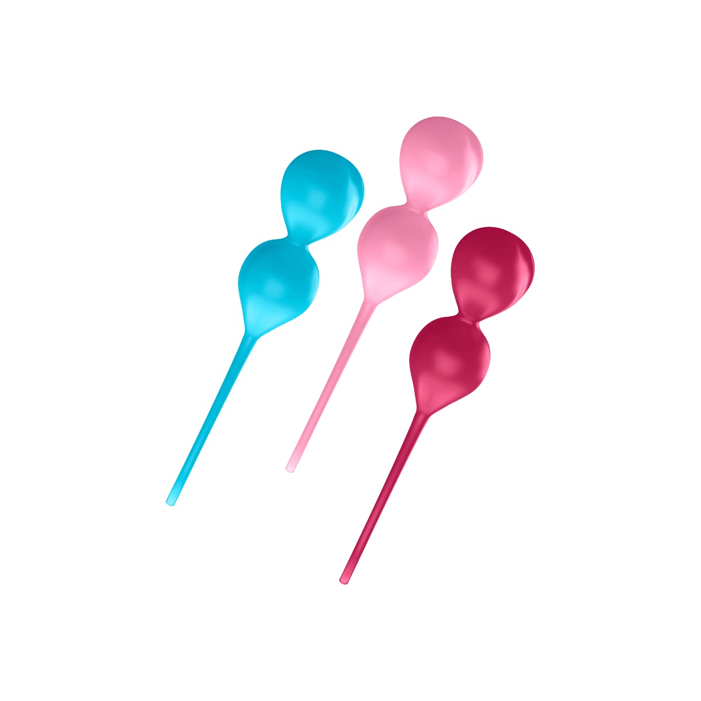 Satisfyer Balls Love Balls | Palline di Kegel e allenatore del Pavimento Pelvico per le Donne | Set di giocattoli da 3 Pezzi | Palline Vaginali | Migliorano il Sesso | Palle d'Amore per le Donne