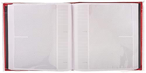 Fabric Frame Cover Photo Album 200 Pockets Hold 4X6 Photos, Apple Red #TOP3