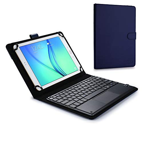 Cooper Touchpad Executive Keyboard Case for Samsung Galaxy Tab S 10.5 | 2-in-1 Bluetooth Wireless Touchpad Keyboard and Leather Folio (Blue)