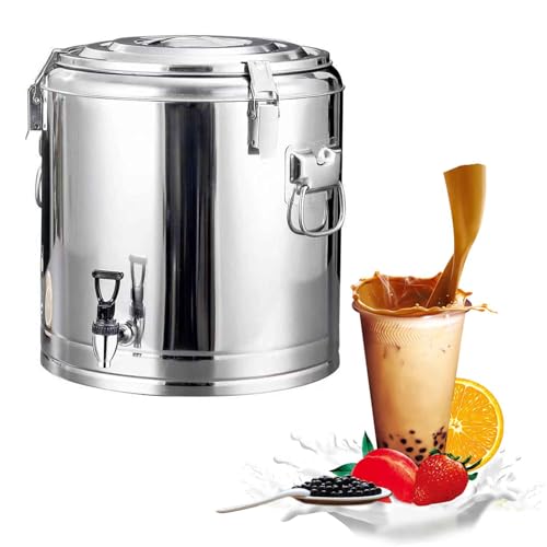 Dispenser termico per bevande, in acciaio inox, per caffè, tè e acqua