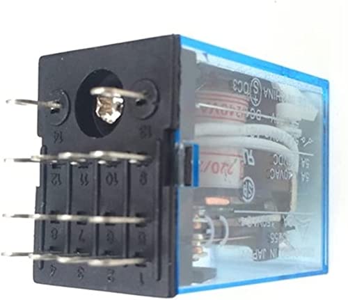 Relé MY4NJ DC 24V mini interruptor electromagnético con base 14 pines 5