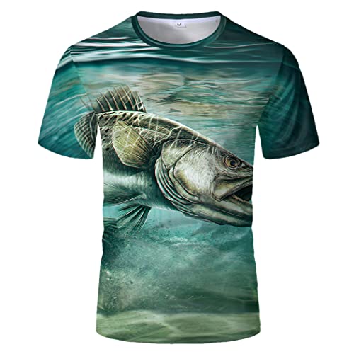 T-shirt canne à pêche 3D Haitpant cadeau original pour pêcheur