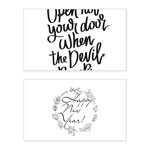 Tarjeta conmemorativa de Año Nuevo ideal para regalar bendiciones a tus seres queridos