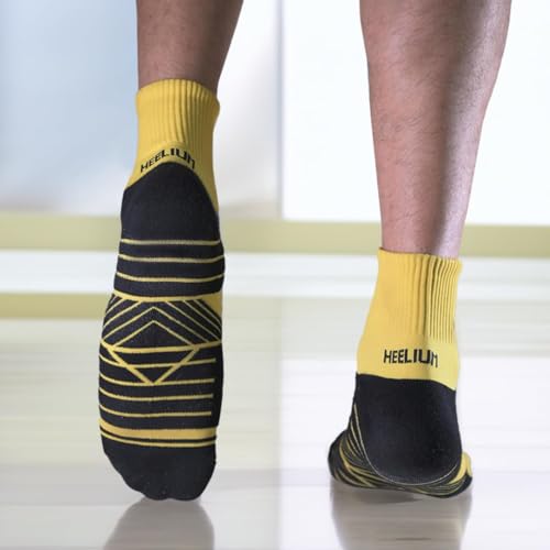 Image of HEELIUM Bamboo Athletic Socks for Men & Women | 3X Tougher & Durable, Ultra Soft & Blister Resistant | Perfect for Gym, Sports & Long Distance Running