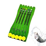 Comodità portatile pratica: Questi ami per la al bass sono realizzati per offrire una soluzione leggera e , assicurando che rimangano attrezzatura da facile da trasportare per tutti i tori; con il loro design compatto, semplificano la conservazione e il trasporto.
