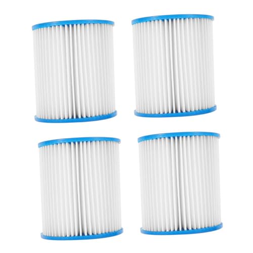 VICASKY 4pcs Professional Pool Filter Pump Filter Cartridge for Swimming Pool Easy to Clean Plastic