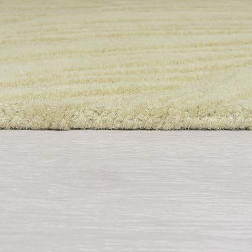 Image of Hand-Tufted Woolen Large Carpets for Living Room 8x10 feet Olive Color Anti-Skid Area Rug High Pile Thick Carpet & Rugs for Hall & Bedroom