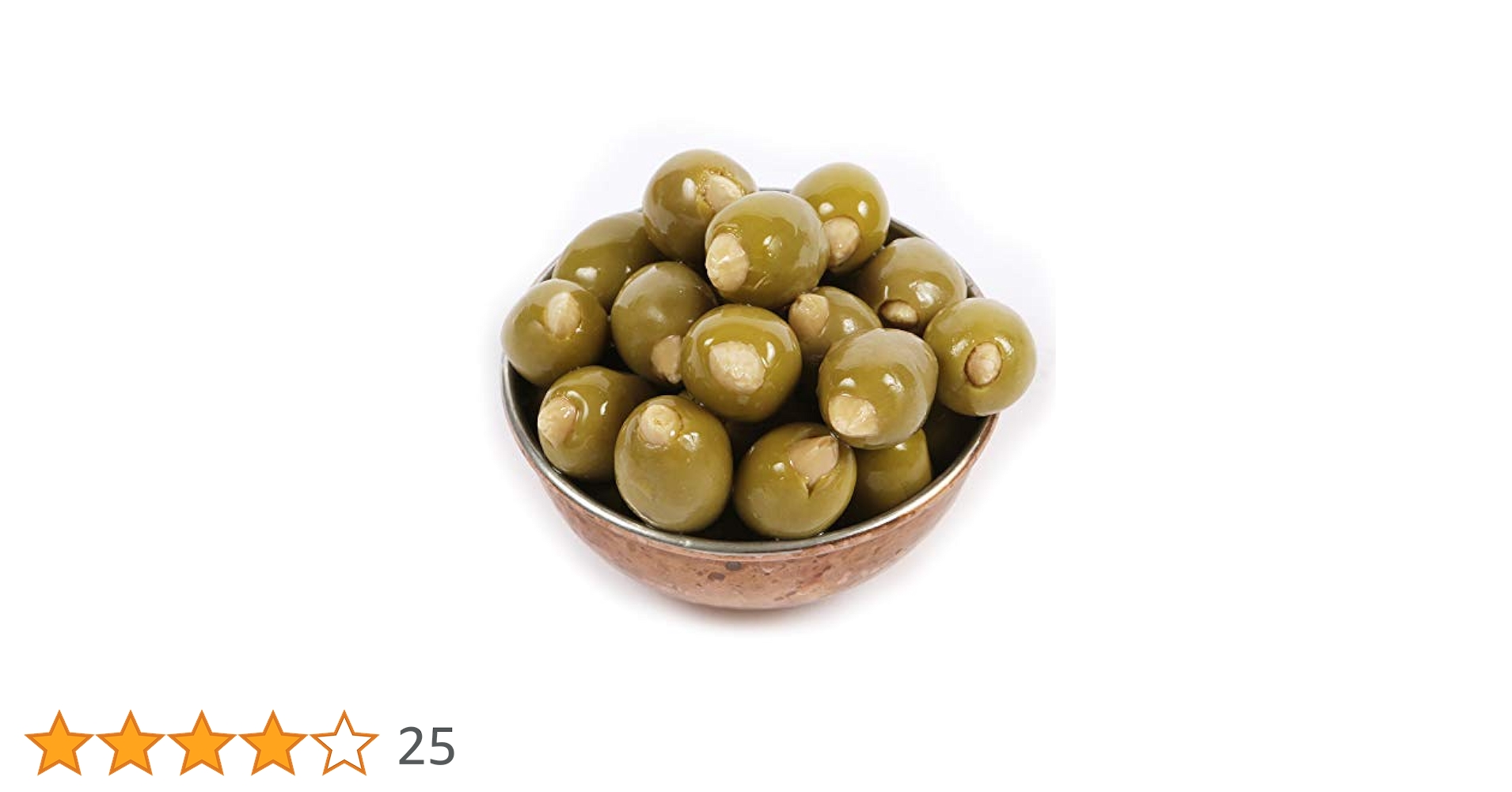 KORVEL Premium Green Pitted Chalkidiki Olives | Exceptional Appetizers, Essential Ingredient In Healthy Cuisine | Rich In Antioxidants And Fiber | Hand Picked Olives (290g / 10.2oz