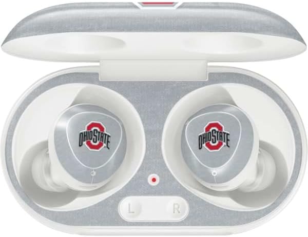 Skinit Decal Audio Skin Compatible with Samsung Galaxy Buds+ - Officially Licensed Ohio State University OSU Ohio State Logo Design