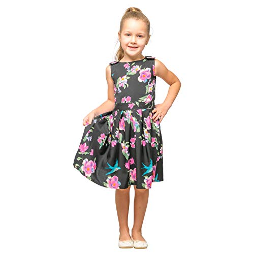 Miss Lavish London Baby Girls Casual Dress Shoulder Bow Kids Summer Party Sleeveless Dresses 3–12 Years2