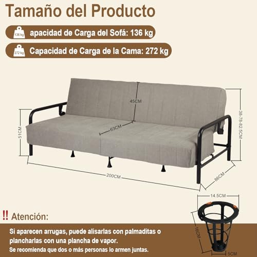 Consejos para Comprar Sofa Cama Tubular los 5 mejores. 6 Imagen adicional