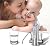 OUOQNUE Under-Sink Alkaline Water Ionizer Machine with Multi-Stage Filtration, Adjustable pH 4-10, Hydrogen-Rich Antioxidant Water, ORP +350mV-850mV, Home Drinking Water Filter White 5 Plates