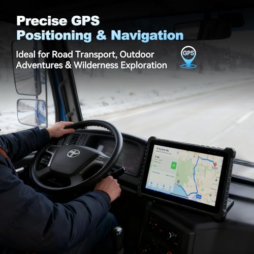 Image of 10.1 inch Rugged Tablet PC,Windows 11 Pro Tablet,Intel i5-10210Y,16GB+128GB,IP67 Waterproof,8000mAh,700‑nit Sunlight‑readable,Industrial Construction Work,4G LTE /WiFi6 /GPS /2D Scanner