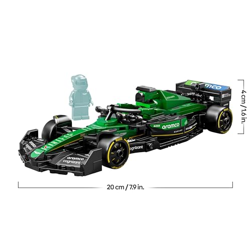 Speed Champions Auto da Corsa Aston Martin Aramco F1 AMR24 Macchina Giocattolo da Collezione con Minifigure del Pilota, Modello per Bambini da 10 Anni o per Adulti Fan della Formula 1 77245 - Lego - Immagine 7